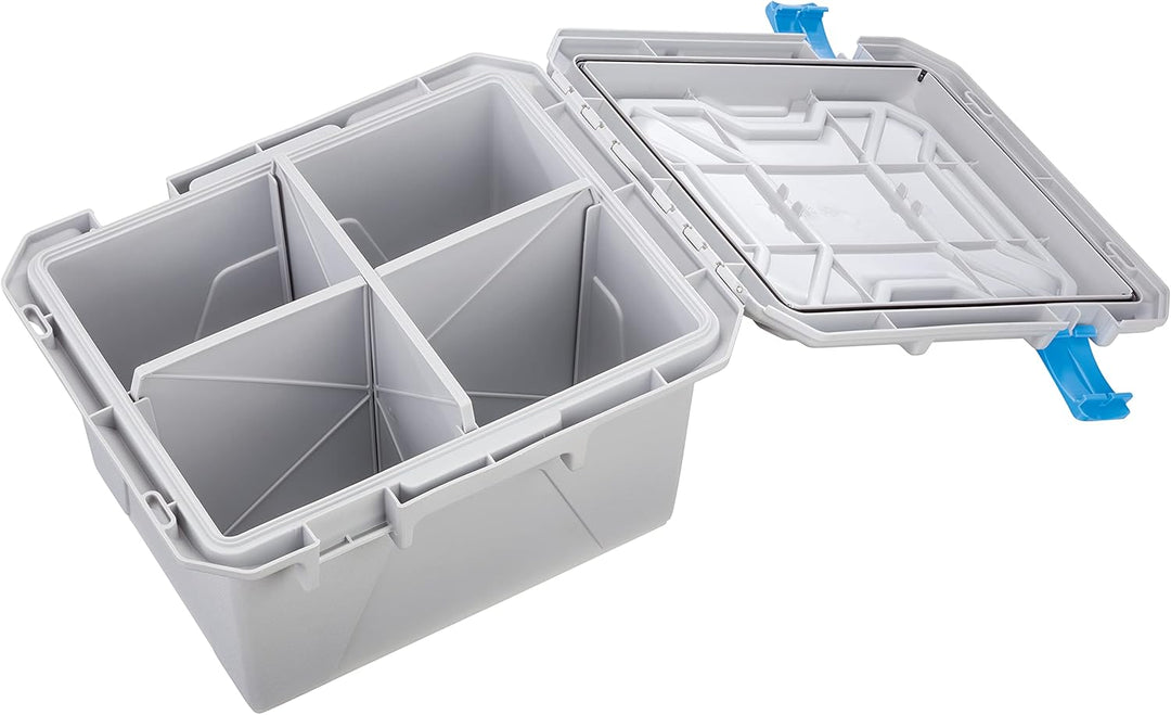 PLANO HD Marine Box Grau Blau ABS Verriegelungen Aufbewahrungsbox, Aufbewahrungsbox