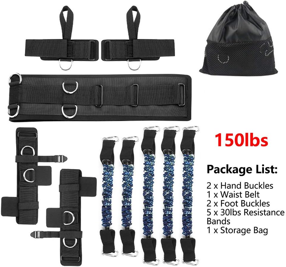 Sfeexun Boxen Expander Resistance Bands Set: Boxing Gummibänder Expander Fitness Band Gummibänder Fi