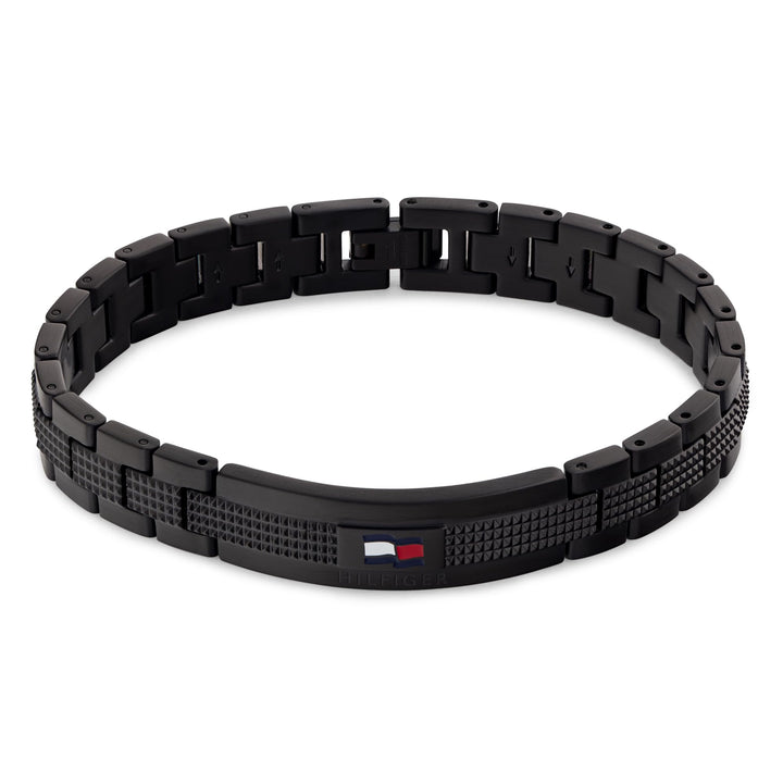 Tommy Hilfiger Jewelry Armband mit Knebelverschluss für Herren Schwarz - 2790420