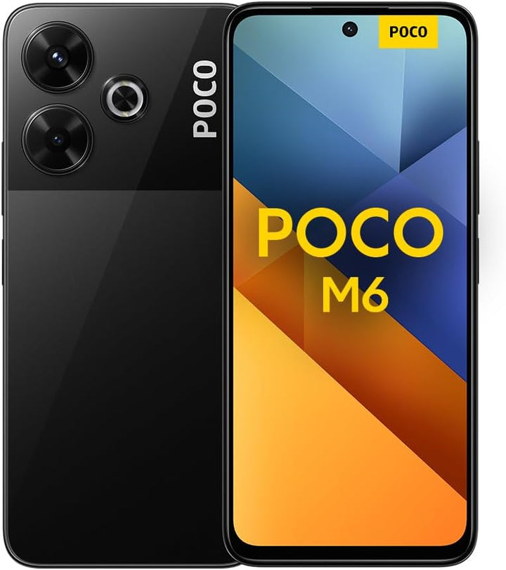 POCO M6 Smartphone, 6+128GB Handy ohne Vertrag, 90Hz 6,79'' FHD+Display, 108MP Kamera, 5030mAh, 33W