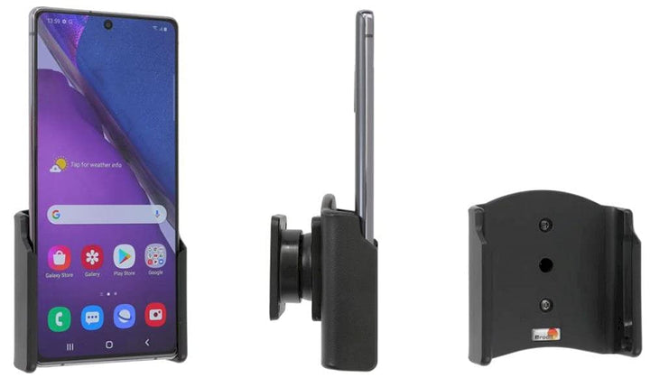 Brodit Gerätehalter 711221 | Made IN Sweden | für Smartphones - Samsung Galaxy Note 20 5G, Schwarz