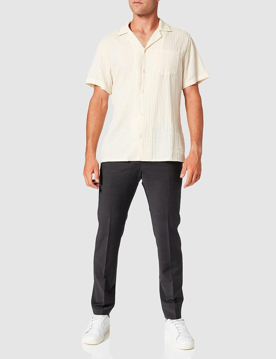 Strellson Herren Business-Anzug Hosen-Set 90 Grau (Charcoal 019), 90 Grau (Charcoal 019)