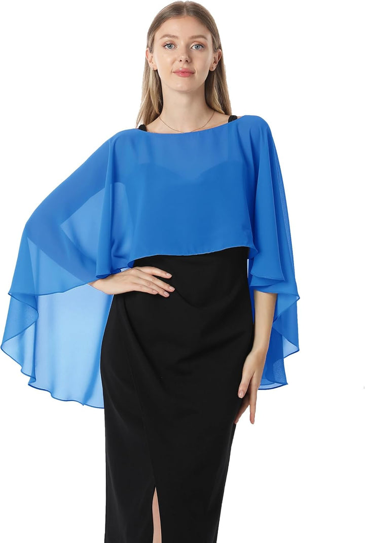 Hotshawl Damen Pashmina-Schal Einheitsgrösse Blau, Einheitsgrösse Blau
