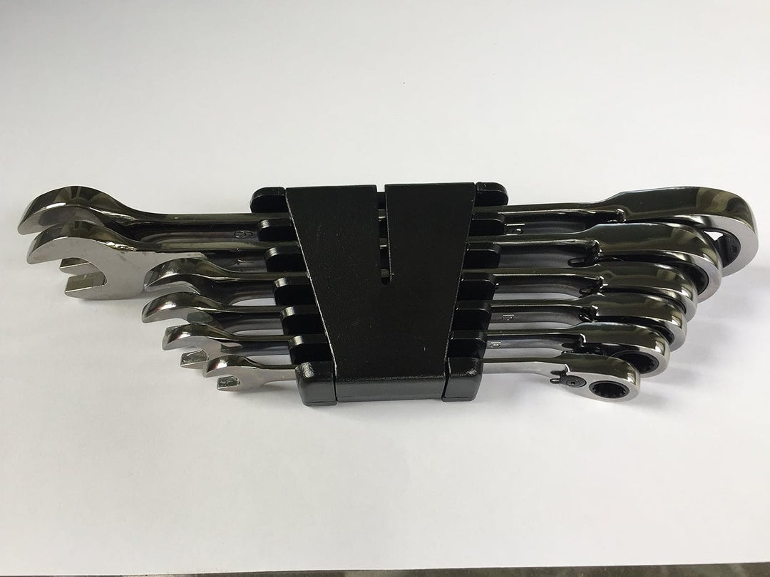 Zebra Würth Ratschen Ringmaulschlüssel Satz Multi umschaltbar 6 Teile