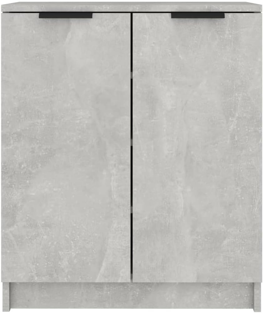Schuhschrank Betongrau 59x35x70 cm Holzwerkstoff, Schuhe Organizer, Schuhe Aufbewahrung, Schuhregal