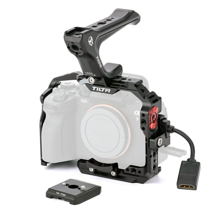 TILTA TA-T30-A-B-2 Camera Cage a7 IV Basic Kit für Sony A7M4 A7 IV Alpha A1 A9 II Alpha 7 IV Kamera