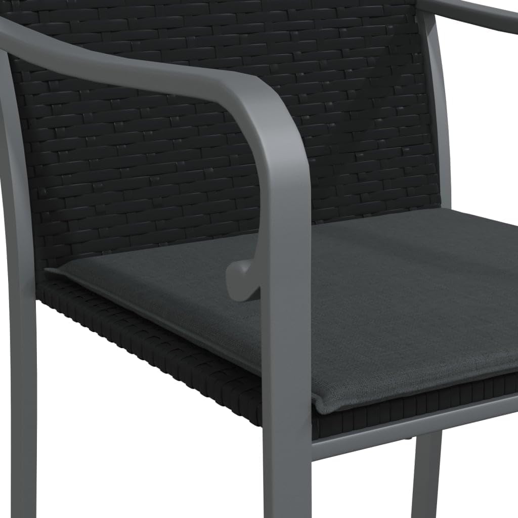 Festnight Poly Rattan Sitzgruppe Gartenmöbel Set Garten Essgruppe 6 Personen Gartenmöbel Set mit 6 G