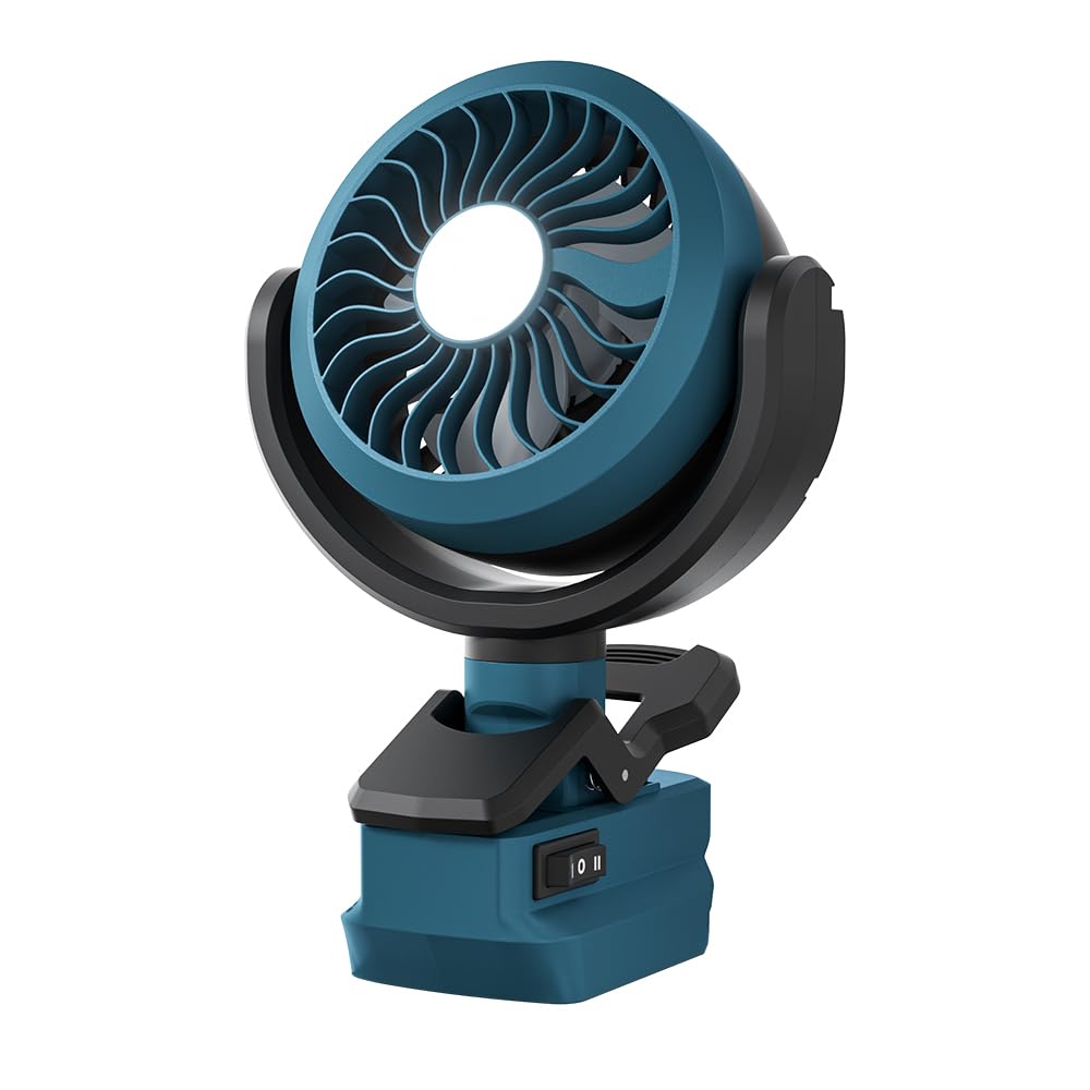 GGiking Akku-Ventilator Universal, Kabelloser Lüfter für Bosch akkus BAT618, Geeignet für Camping, W