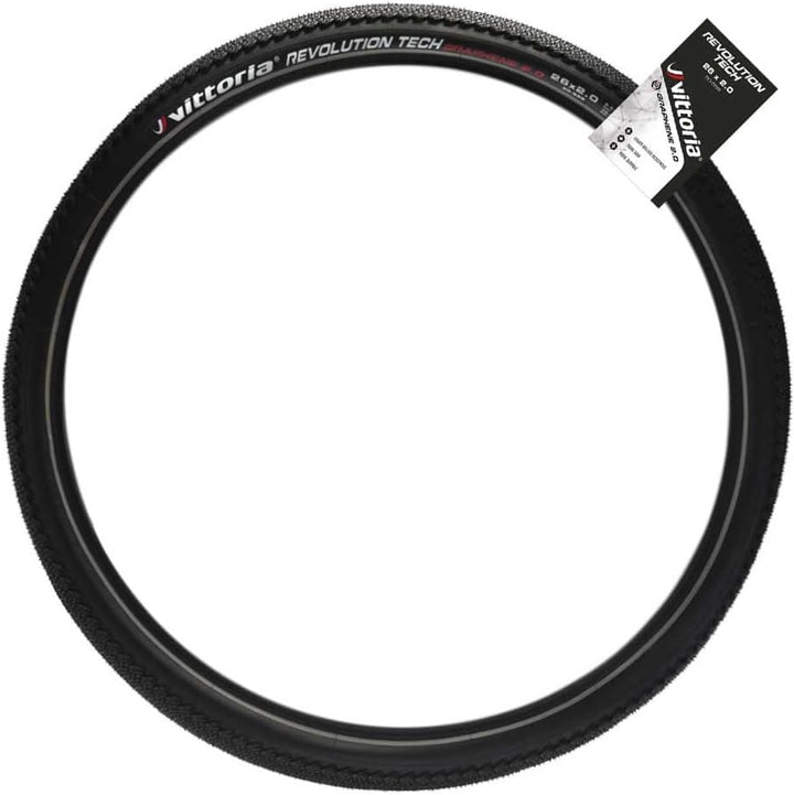 VITTORIA Revolution Tech Starre Reifen, Black-Reflective, 29x2.0