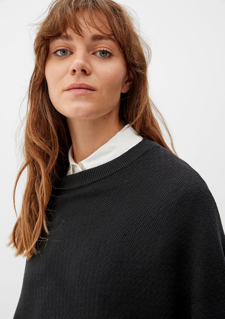 s.Oliver Damen Strickjacke Einheitsgrösse 9999 Schwarz, Einheitsgrösse 9999 Schwarz