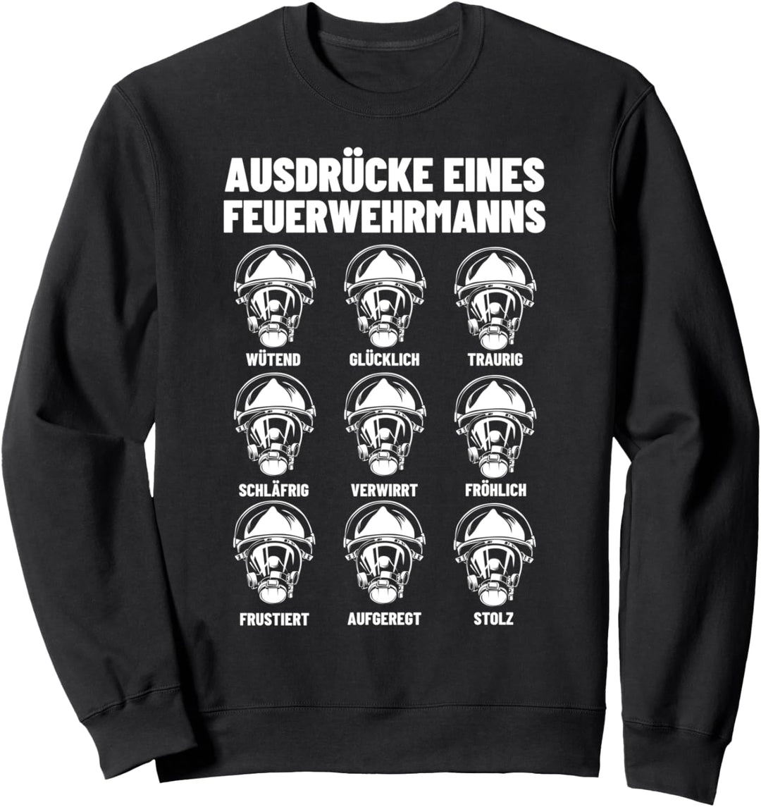 Feuerwehr Bekleidung Berufsfeuerwehr Feuerwehrmann Sweatshirt