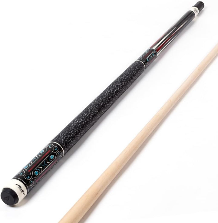 Riley Centurion American Billardqueue mit Leinenummanteltem Griff, 147 cm, 13 mm Spitzen-Gelenkschut