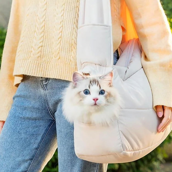 Hundetasche, grosse Haustiertasche,Atmungsaktiver Haustier-Tragebeutel mit Sicherheitsverschluss,für