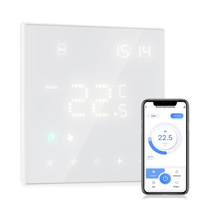 Decdeal WiFi Smart Thermostat Raumthermostat Elektrische Heizung Wchentlich Programmierbar Einstellb
