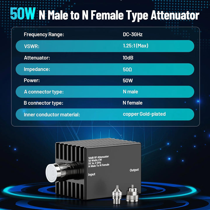 SEESII TinySA Ultra+ ZS406 Spektrumanalysator mit 50W Dämpfungsglied, 4,0 Zoll Frequenzanalysator 10