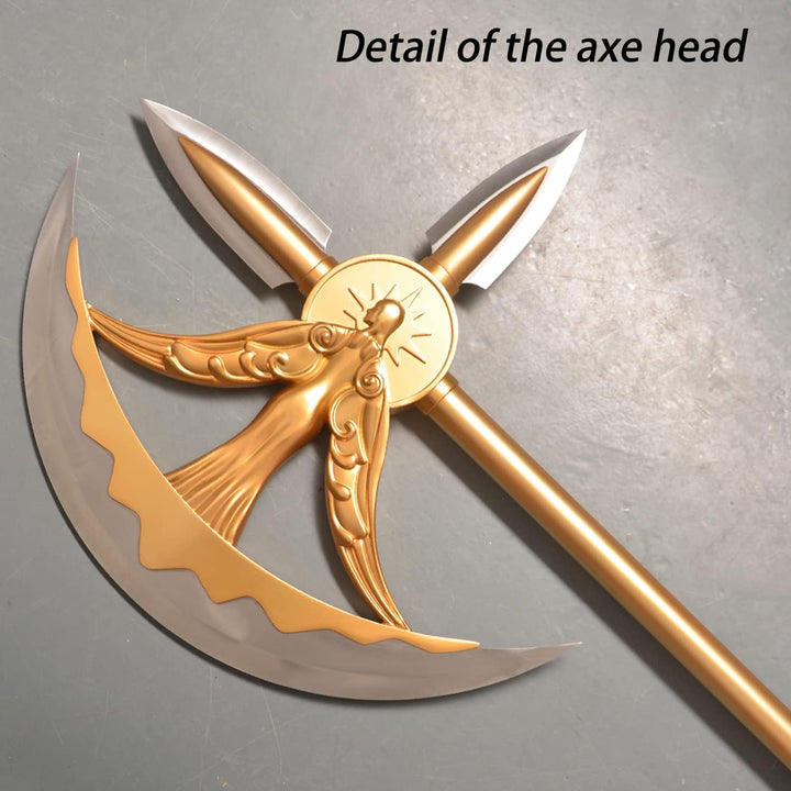 Axe of Escanor, The Seven Deadly Sins Rollenspiel-Requisiten, 1:1 Nachbildung, zwei Materialien erhä