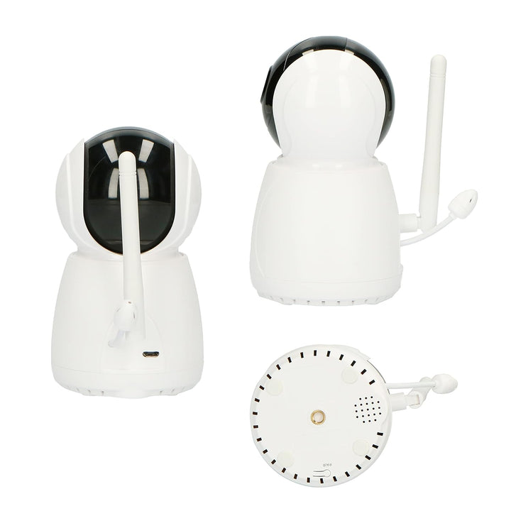 Alecto DVM-275 Digitale Babyphone, mit steuerbarer Kamera, hohe Reichweite von bis zu 300 Meter, 12.