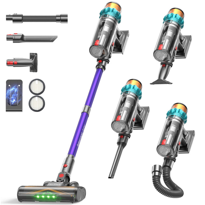 UNINELL HOME Akku Staubsauger Kabellos 50kPa/600W/65 min für Tierhaare