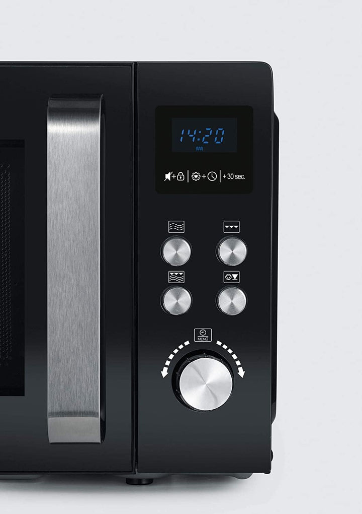 SEVERIN MW 7750 2-in-1 Mikrowelle (800 W, mit Grillfunktion, Inklusive Grillrost und Drehteller, Ø 2