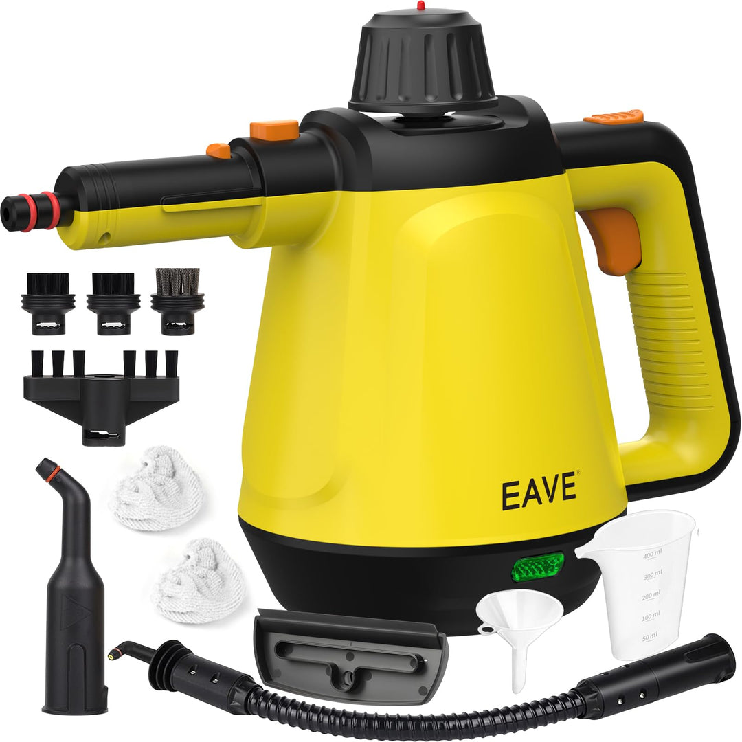 EAVE Dampfreiniger Handgerät, 110℃ Steam Cleaner zur effizienten Reinigung, vielseitiger Dampfreinig