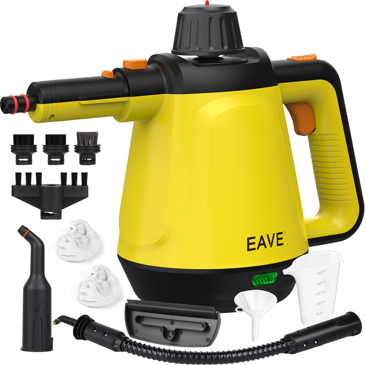 EAVE Dampfreiniger Handgerät, 110℃ Steam Cleaner zur effizienten Reinigung, vielseitiger Dampfreinig