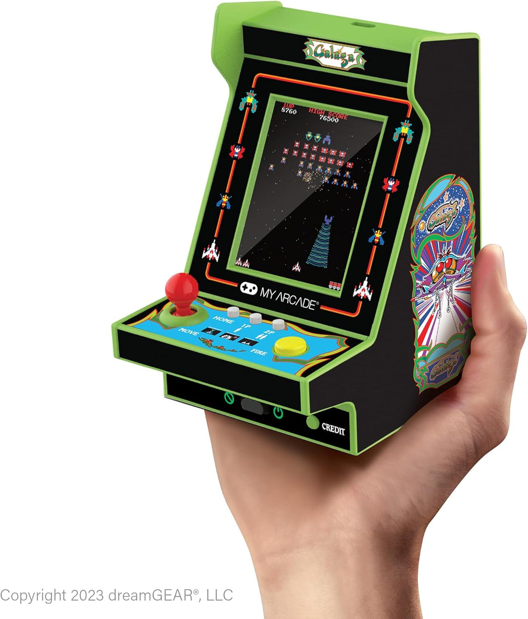 My Arcade DGUNL-4197 Galaga/Galaxian Nano Player Pro Tragbare Retro-Arcade (2 Spiele in 1)