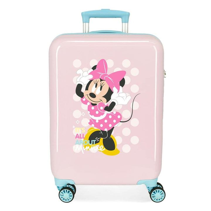 Disney Minnie Play All Day Kabinenkoffer Pink 38x55x20cm starres ABS Seitenkombinationsschloss 34L 2