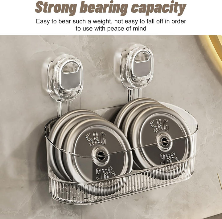 Duschablage Ohne Bohren, Bad Regal Hängend, Badezimmer Organizer, Wandregal, Aufbewahrungsregal, Dus