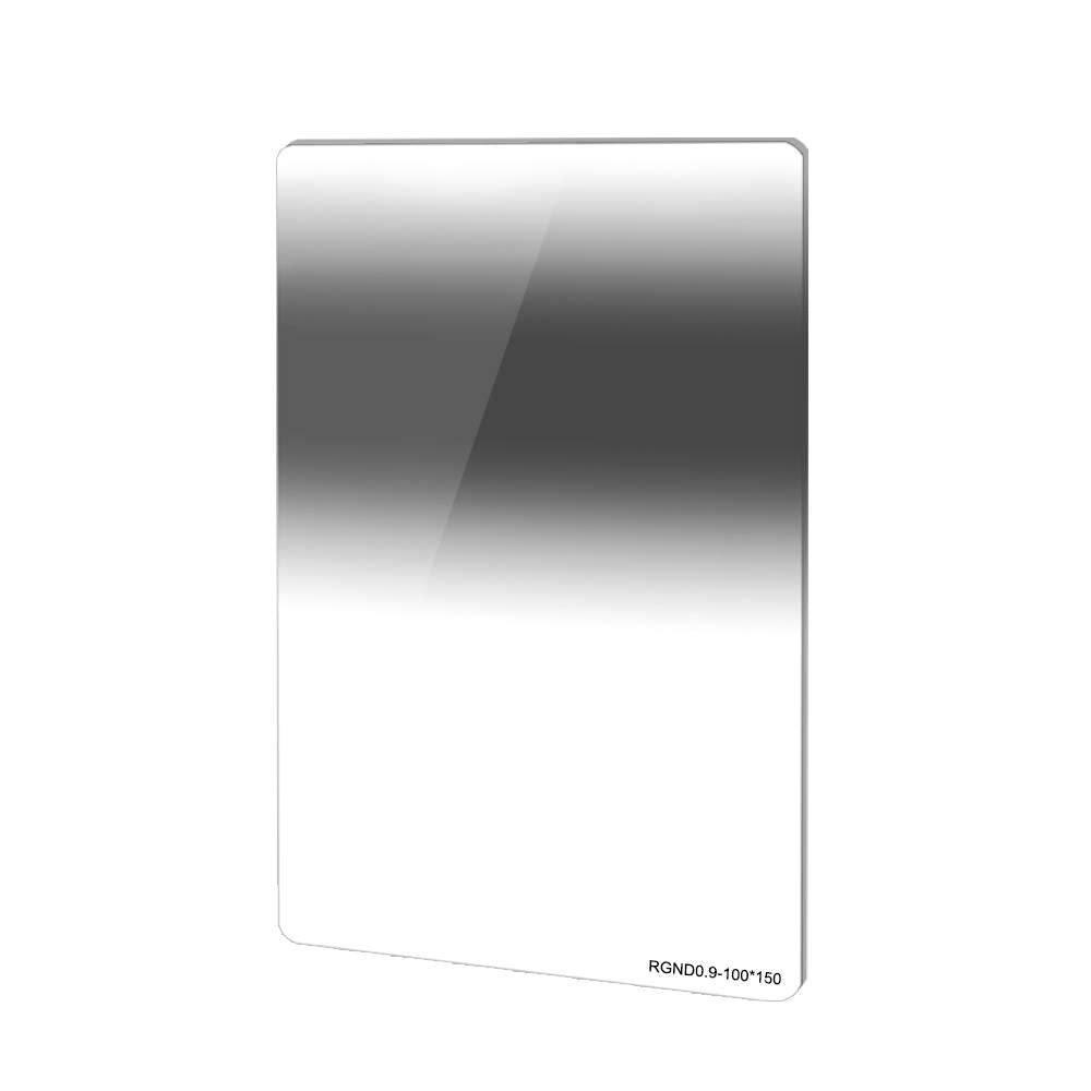 JONGSUN 100x150mm ND Filter, Grauer Reverse Verlaufsfilter Neutraldichtefilter, Quadratische Rechtec