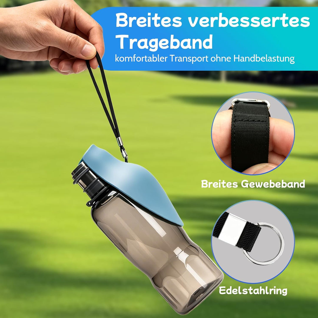 Hundetrinkflasche für unterwegs, Trinkflasche Hunde für Unterwegs | 800ML Trinkflasche Hunde Unterwe