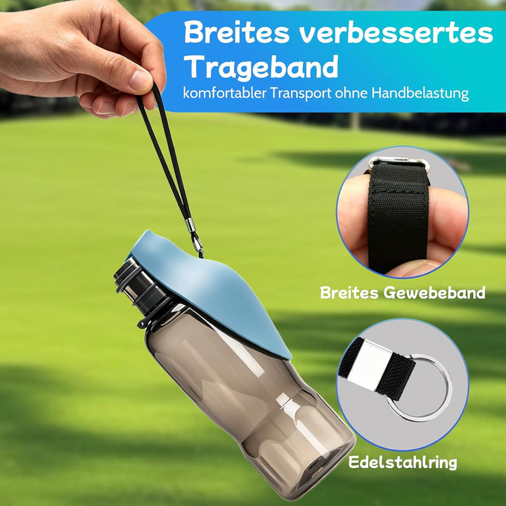Hundetrinkflasche für unterwegs, Trinkflasche Hunde für Unterwegs | 800ML Trinkflasche Hunde Unterwe