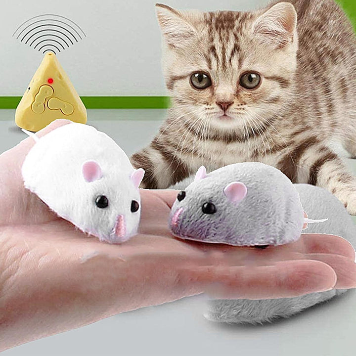 Elektrische Katzenspielzeugmäuse – Magische Katzenmaus | Interaktives Katzenspielzeug Mit Fernbedien