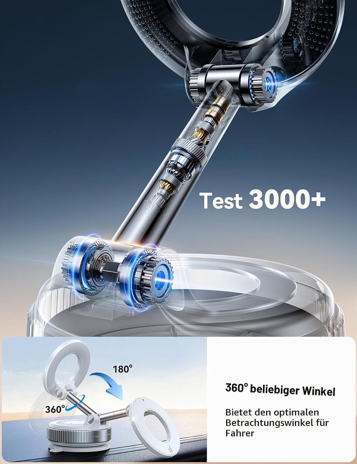 JOYROOM Vakuum Handyhalterung Auto Magsafe–2025 Magsafe Autohalterung [24 XN55 Magneten &amp; Stärkster