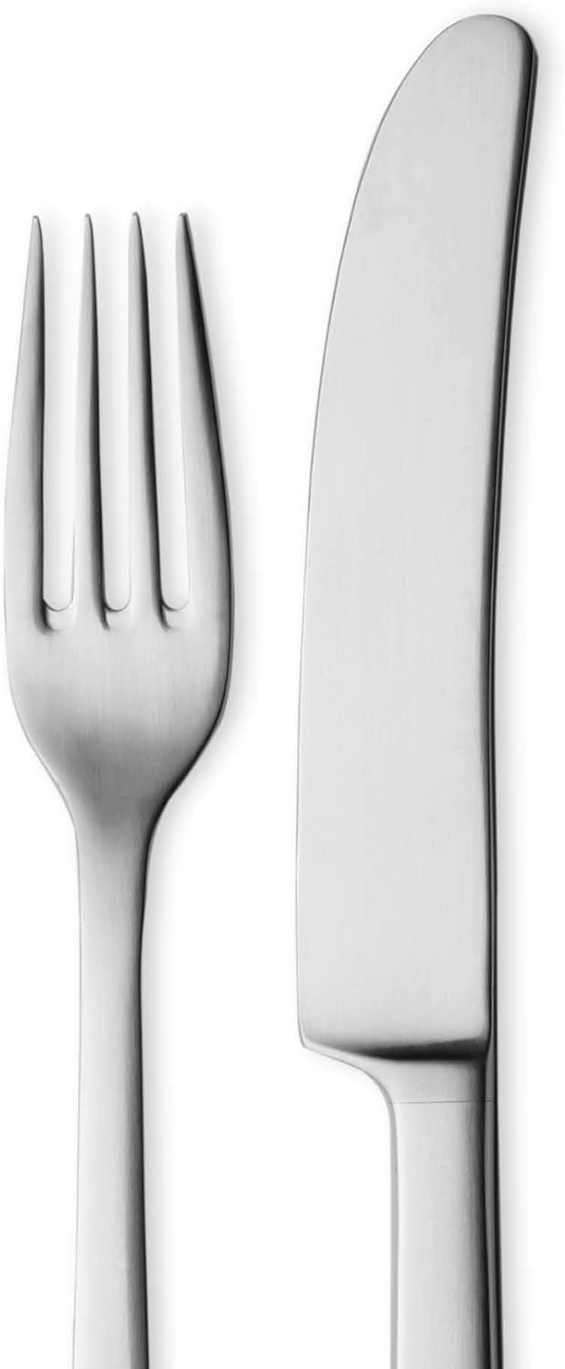 Georg Jensen GJ 283300 Besteck Set Matt, 24 Stück, Edelstahl, Stainless Steel, 4,3 x 53,8 x 37 cm