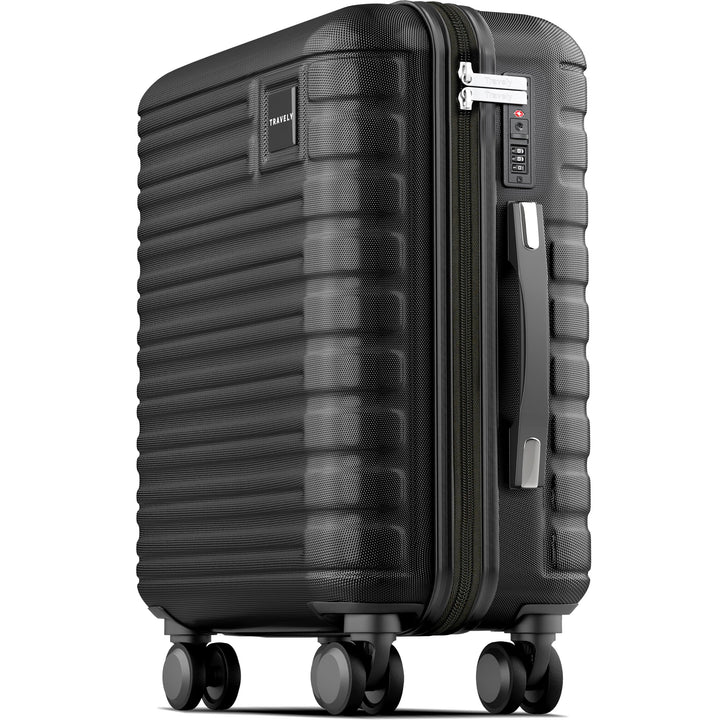 Travely Premium Handgepäck Koffer 55x35x25cm - passend für Air France, KLM und co. I 36L Handgepäck
