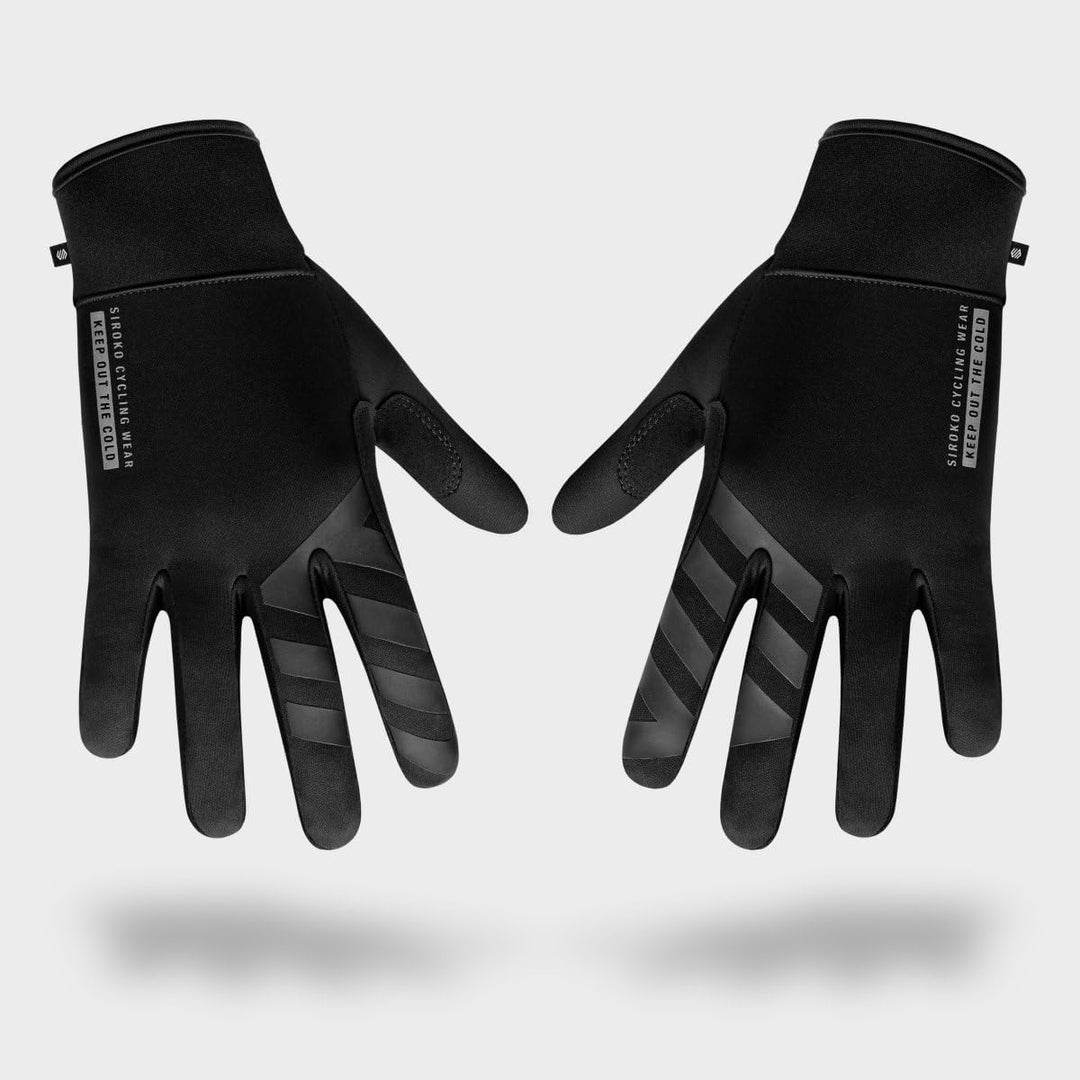 SIROKO Winterhandschuhe Vestkapp Schwarz Herren und Damen XXS, XXS