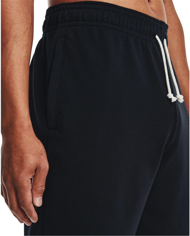Under Armour Herren Shorts Rival Terry Shorts M Black / / Onyx White (001), M Black / / Onyx White (