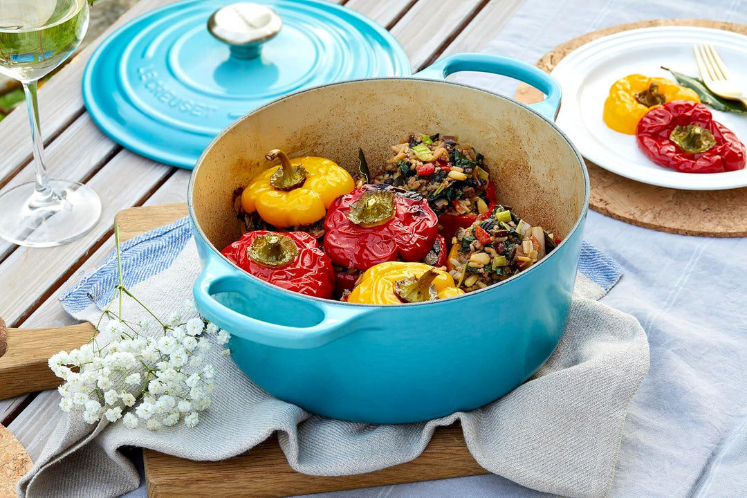 Le Creuset Signature Gusseisen-Bräter mit Deckel, Ø 26 cm, Rund, Für alle Herdarten und Induktion ge