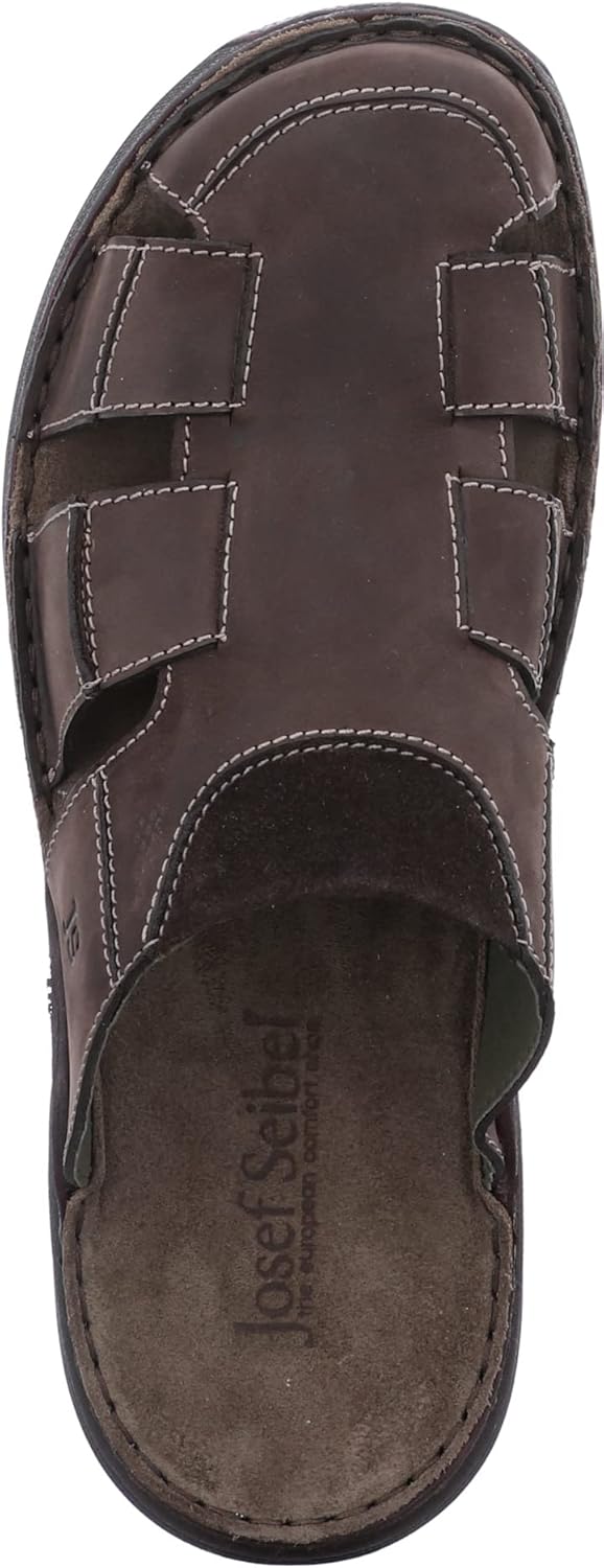 Josef Seibel Herren Pantoletten Maverick 02, Männer Slipper,Weite G (Normal) 39 EU Braun Mocca, 39 E