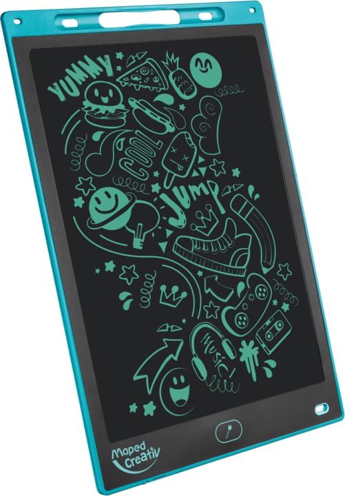 Maped Creativ Magical Board Maxi – LCD-Zeichentablett mit 30,5 cm (12 Zoll) Display + Eingabestift –