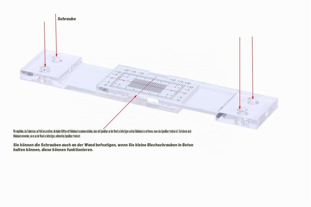 Mountlaser Rissmessgerät Monitor, Gebäudewand Standard Rissmonitor, Spaltmass Rissüberwachung Aufzei