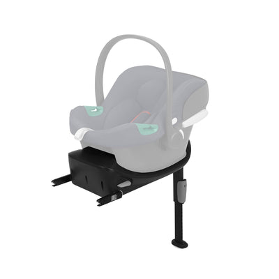 CYBEX Silver Babyschale Aton B2 i-Size mit Base One, Inkl. ISOFIX-Basis und Neugeboreneneinlage, Sen