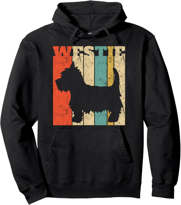 Westie West Highland Terrier Besitzer Geschenk Jahrgang Pullover Hoodie