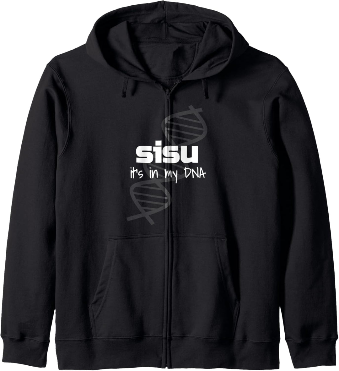 SISU Es ist in meiner DNA Finnische Suomi Finnland Neuheit Kapuzenjacke