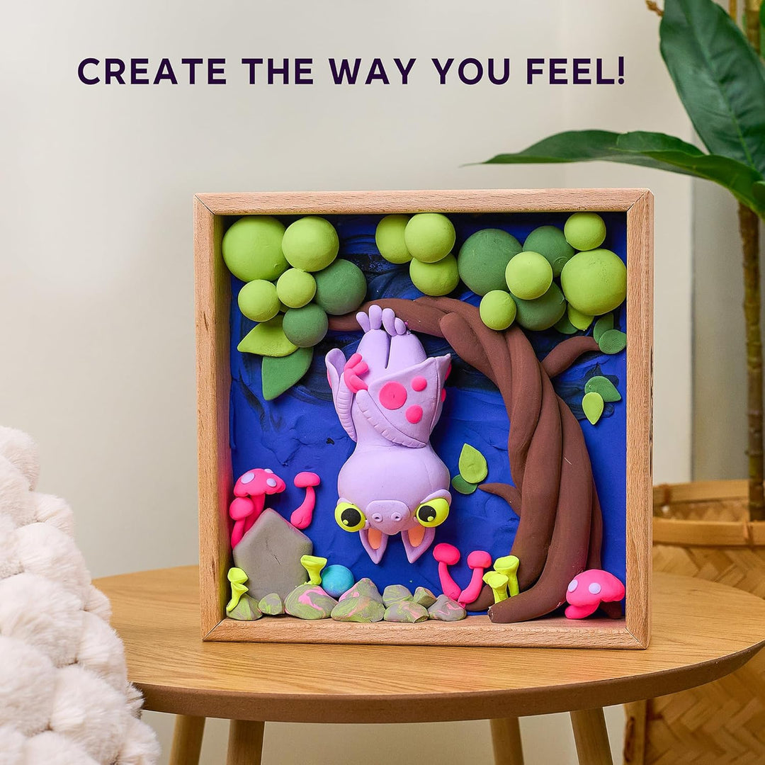 OKTO Bat/Air Clay Kunst im Holzdekor