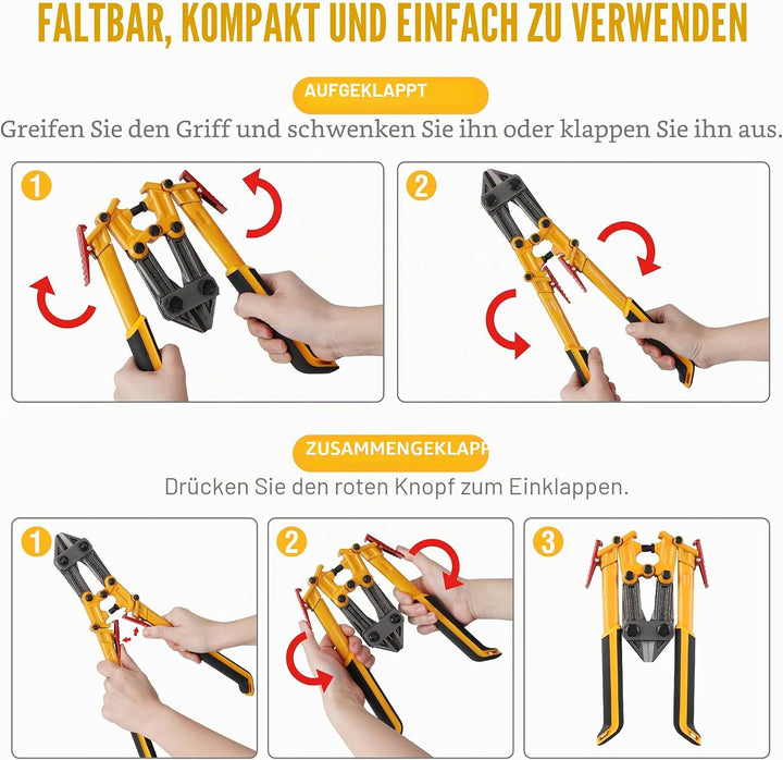 Olympia Tools Power Grip Bolzenschneider 39-114 14" 14-Inch, 14-Inch