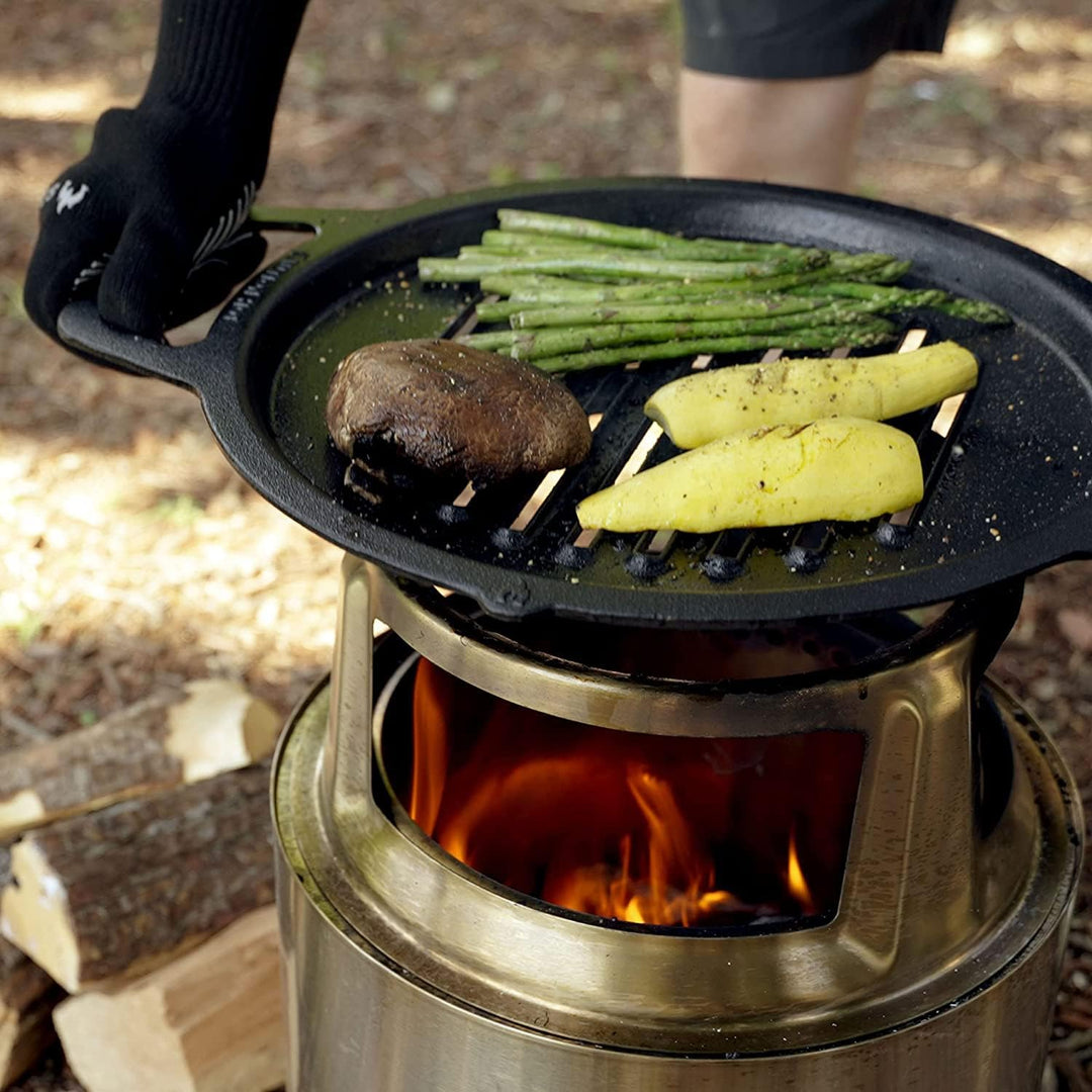 Solo Stove Aufsatz für Ranger Feuerschale | Edelstahl-Aufsatz zur Nutzung mit Solo Stove Gusseisenpl