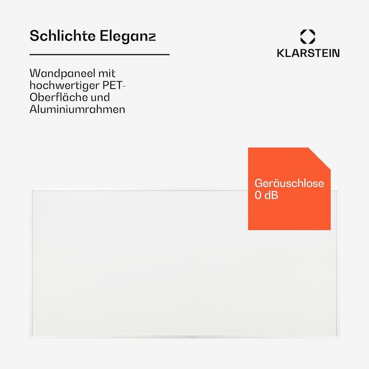 Klarstein Infrarotheizung mit Thermostat, 720W Elektroheizung, Smart Home Infrarotheizung zur Wandmo