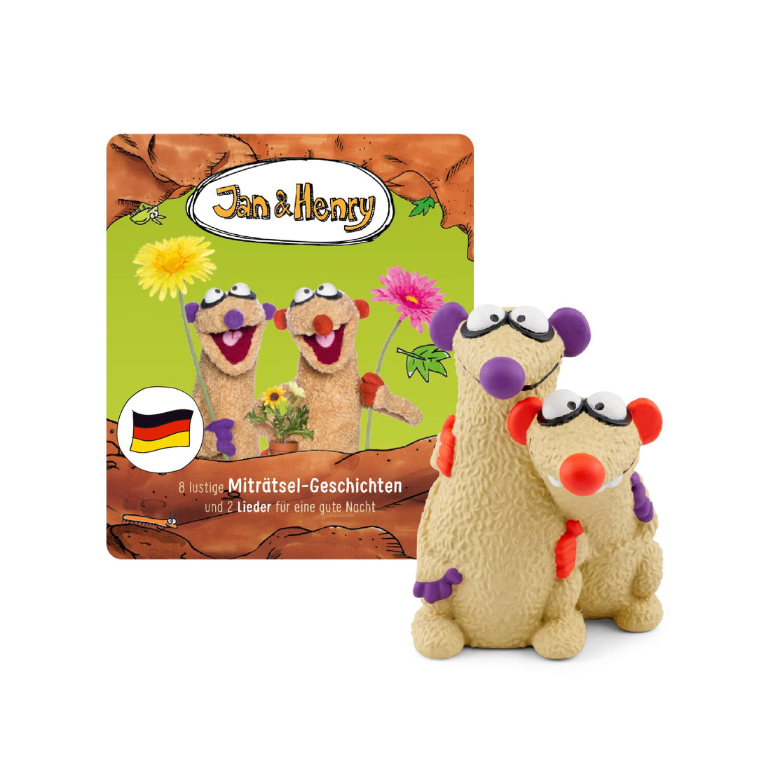 tonies Hörfiguren für Toniebox, Jan und Henry – 8 Rätsel und 2 Lieder, Hörspiel mit Liedern für Kind