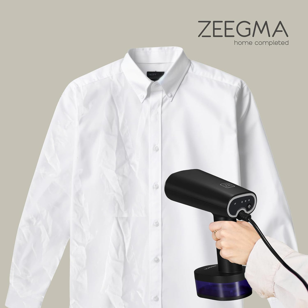 ZEEGMA STEAMEE 2-in-1 tragbarer Dampfglätter, Dampfbügeleisen 1640 W, 370 ml, Dampfleistung 25 g/Min
